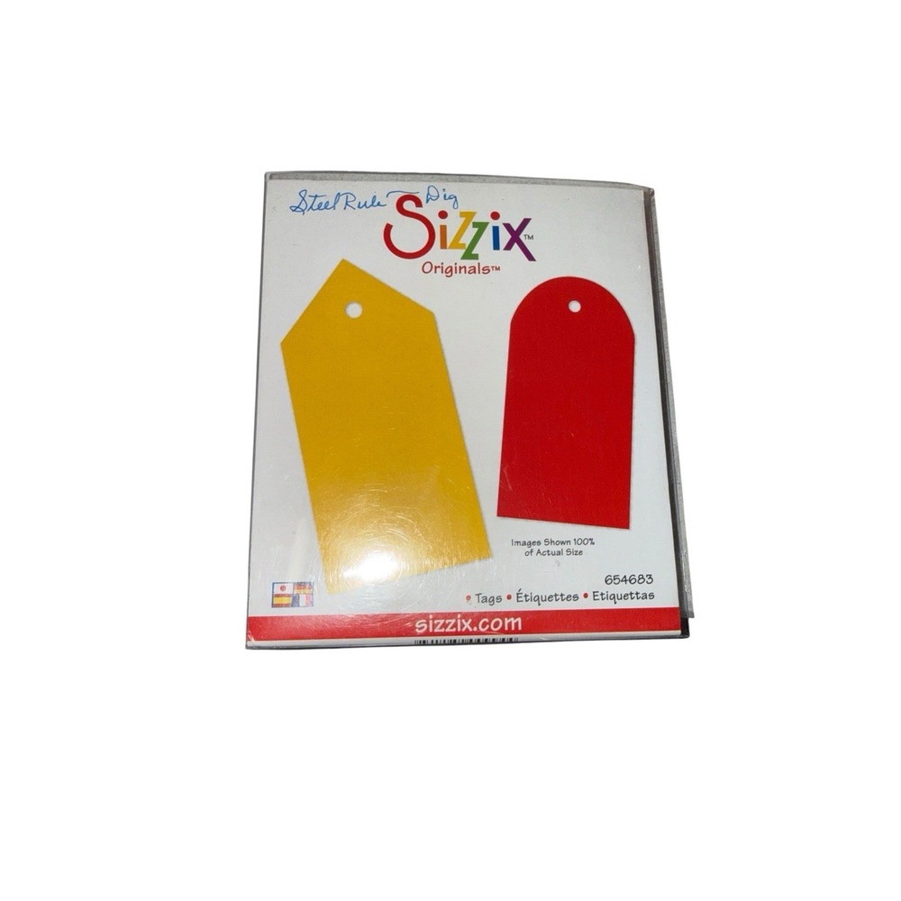 SIZZIX Red Die ~ TAGS #654683
